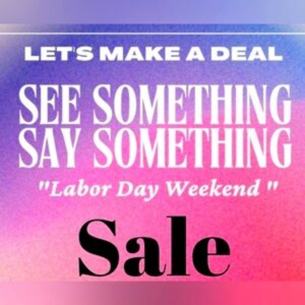Labor Day Weekend Sale